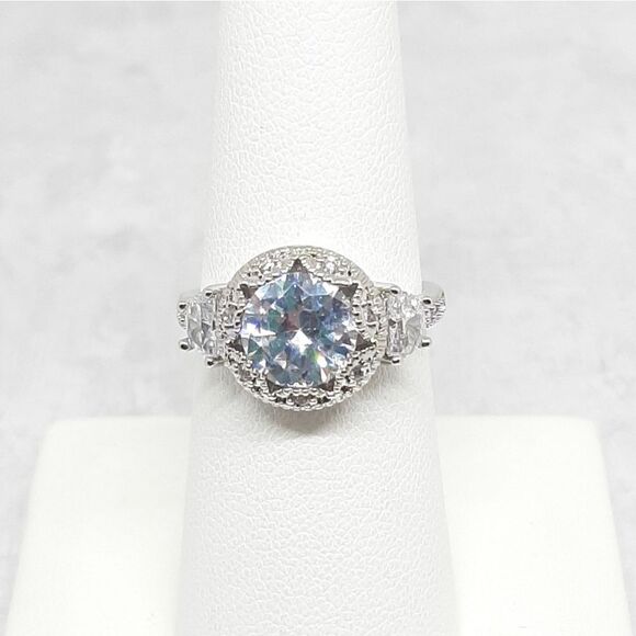 Vintage Style Sterling Silver Ring New - Picture 1 of 6